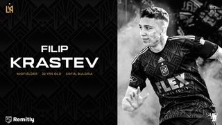 LAFC signs Bulgarian midfielder Filip Krastev (LAFC). Photo by LAFC